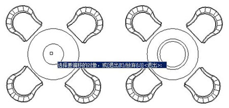 中望CAD如何偏移复制对象