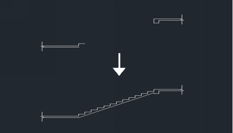 中望CAD如何快速绘制楼梯