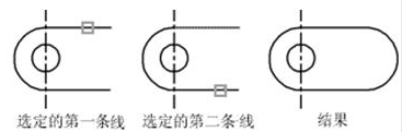 中望CAD平行直线倒圆角