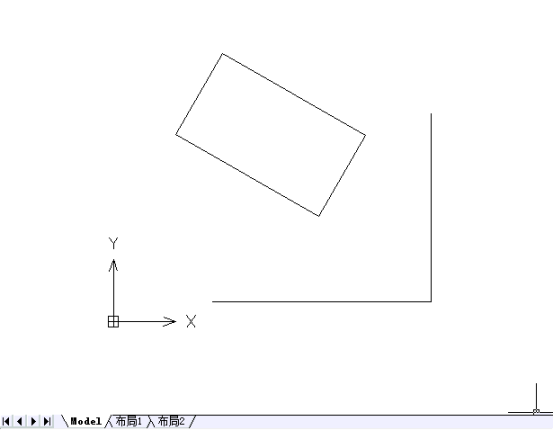 CAD中倾斜的图形如何变正