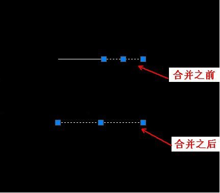 中望CAD怎么让两段直线合并？