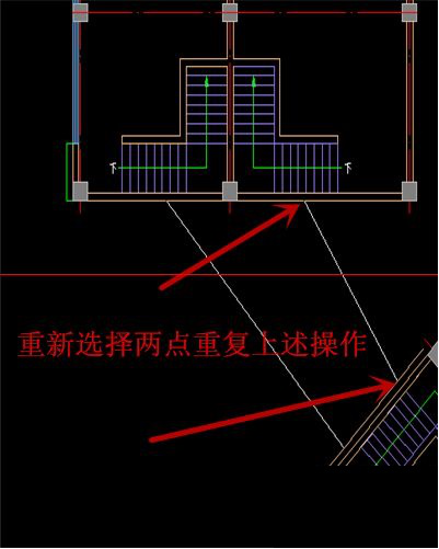 CAD如何旋转图形教程458.png