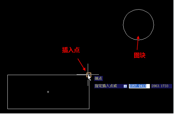 在中望CAD中插入点离图块远怎么办？