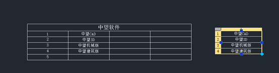 CAD表格特定区域单元格内的文字如何替换？