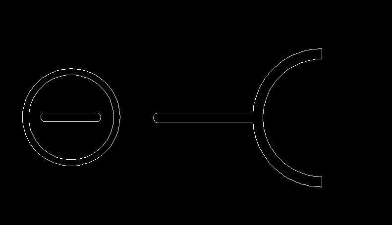 CAD中如何绘制接头极性符号？