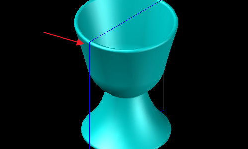 CAD绘制三维酒杯的操作