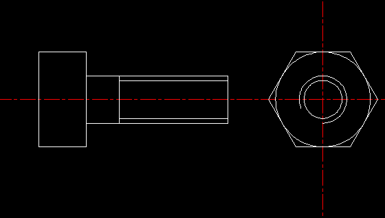 CAD绘制螺丝