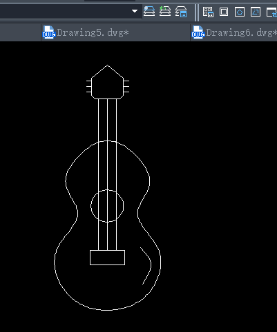 CAD如何画吉他