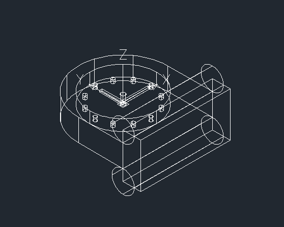 CAD绘制三维闹钟