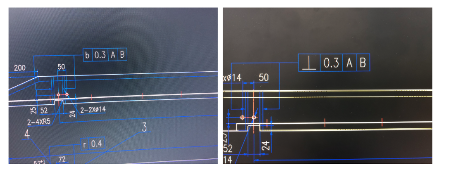 CAD形位公差符号显示为字母