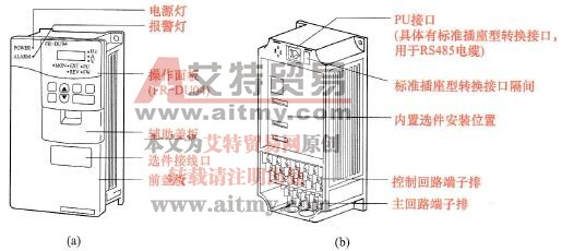 三菱FR-A540型变频器的结构