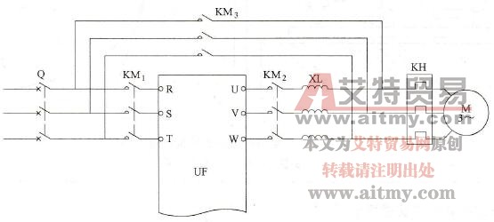 变频器切换控制的主电路