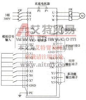 SB60系列变频器基本接线图