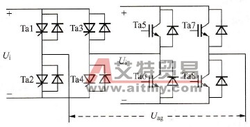 中压变频电源不对称的混合级联型多电平变换电