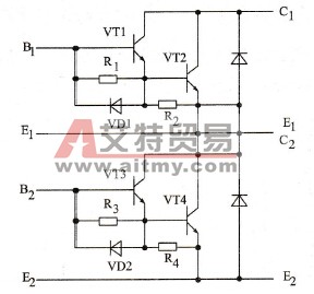 GTR的双复合管模块内部典型电路