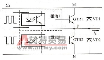 GTR主电路驱动电路连接关系图