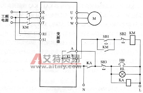 变频器的跳闸保护电路