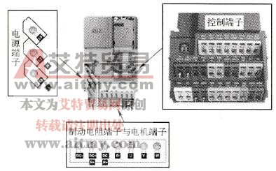 MM440系列变频器主回路端子示意图