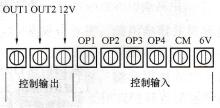 LT1000系列络筒机专用变频器控制端排列图