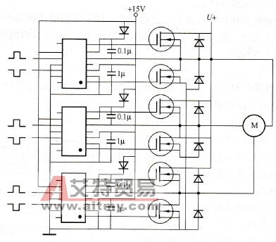 IR2110在三相桥式电机驱动电路中的应用