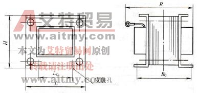 直流电抗器外形尺寸示意图