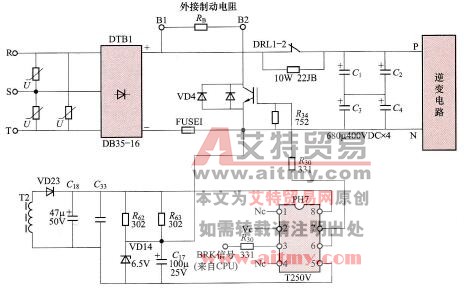 变频器制动电路的驱动