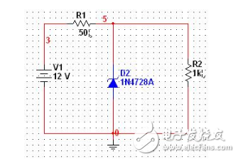 稳压二极管的应用与仿真