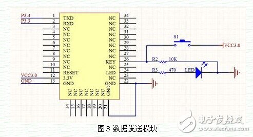 基于MSP430和DS18B20的温室大棚温度监测系统模块电路