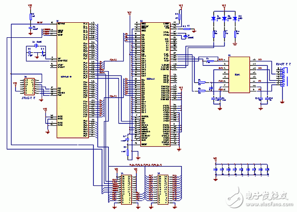 基于MSP430单片机和CS8900A的以太网终端模块电路