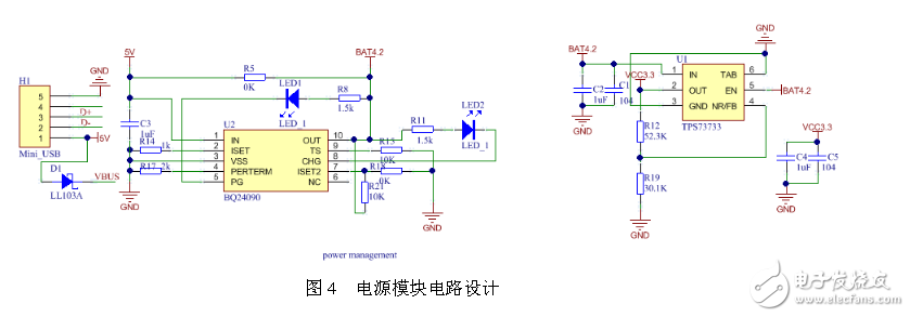 可充电触屏遥控模块电路设计