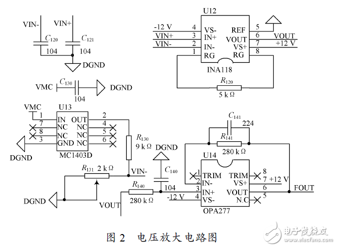 铂热电阻温度测量系统硬件电路 —电路图天天读（65）