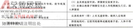 作业程序及质量要求