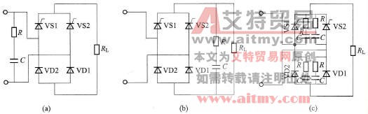 RC元件用作晶闸管过电压保护的3种连接方式