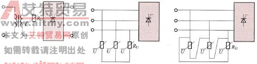 压敏电阻用作过电压保护的3种连接方式