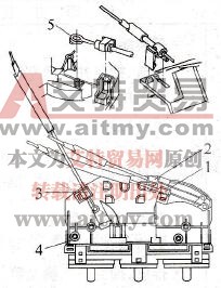 大众系列轿车空调系统中拉索的安装和调整