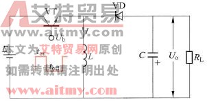 普通升降压斩波电路的工作原理