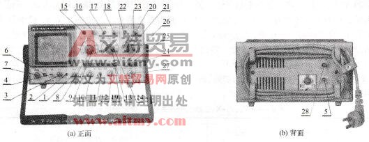 XJ4241型双踪示波器的结构特征