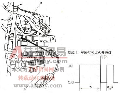 连接工具进入自诊断