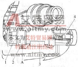 桑塔纳2000轿车点火开关拆装技术方法