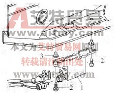 桑塔纳2000轿车锁芯加热控制单元的拆装技术方法