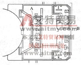 风窗刮水和清洗系统及多功能显示器开关插头布置