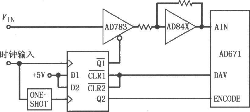 采样保持放大器AD783与AD671的接口电路