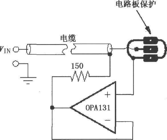 INA116缓冲器保护驱动电路