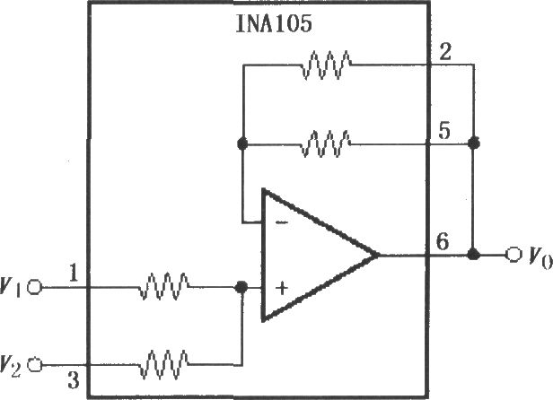 精密平均值放大电路(INA105)