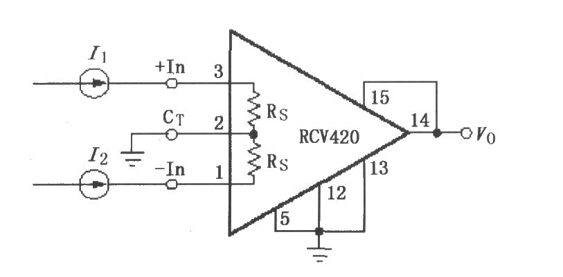 RCV420差动电流-电压变换器