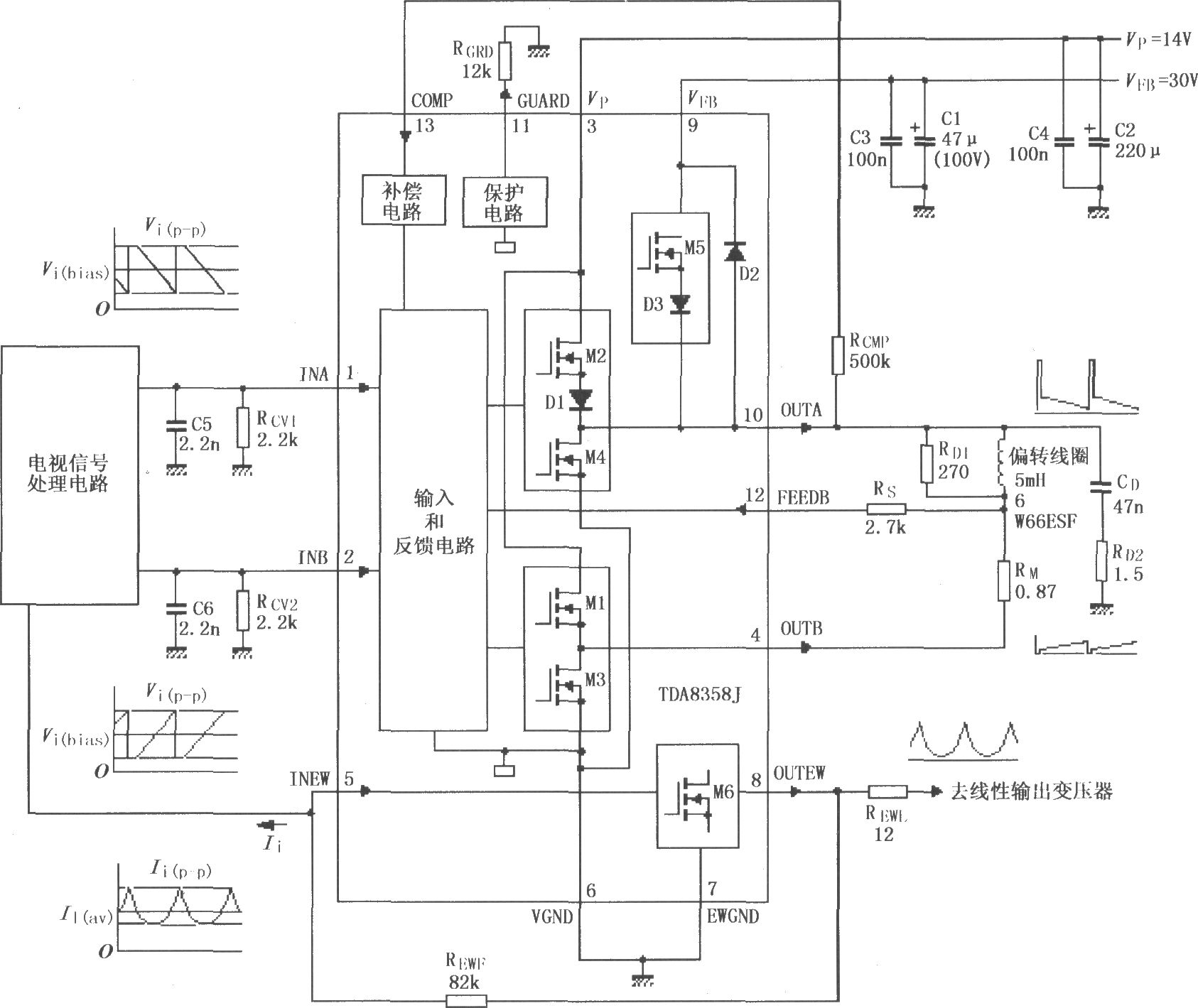 TDA8358J的应用电路