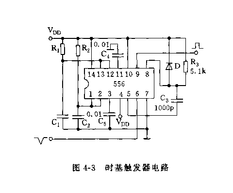 555时基触发器电路