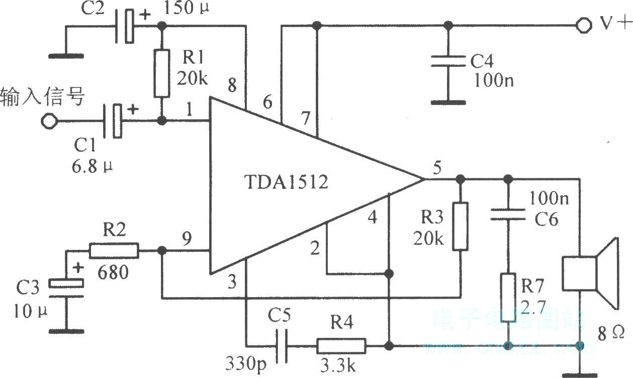 TDA1520A集成电路功放