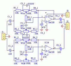 用BA328制作的音调控制电路