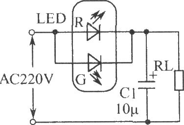 LED半波整流电路